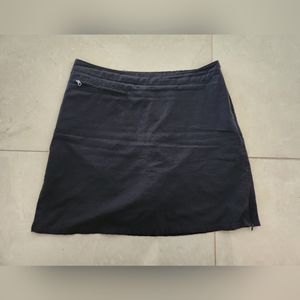Patagonia Duway women's Skort Black Size 10 Tennis Golf Fitness Skirt